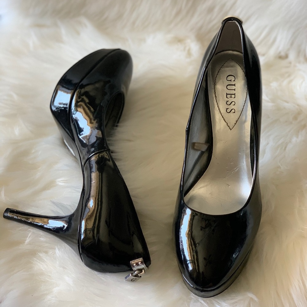 Guess black heels